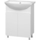 Тумба под раковину Misty Чегет 65 белая (П-Чег-01065-011)