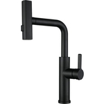 Смеситель для кухни Профсан Steel PSM-307-96 черный матовый