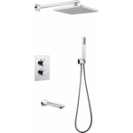 Душевая система Abber Weiss Insel с термостатом, встраиваемая, хром (AF8050)