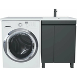 Тумба под раковину Uperwood Magenta 55 (120) напольная, черная (5930205158)