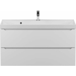 Тумба под раковину Uperwood Tanos 100 подвесная, белая матовая (291020246)