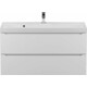 Тумба под раковину Uperwood Tanos 100 подвесная, белая матовая (291020246)