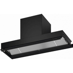 Вытяжка встраиваемая Faber IN-NOVA ZERO DRIP LITE A90 BK черный матовый/черное стекло