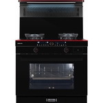 Газовая плита Hiberg S-FEG 92 с вытяжкой i-VM 9120