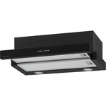 Вытяжка встраиваемая Krona Kamilla TK 600 Black (1 мотор)