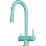 Смеситель для кухни Omoikiri Akita-S-AZ с подключением фильтра, azur blue (4994436)