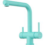 Смеситель для кухни Omoikiri Takamatsu-S-AZ с подключением фильтра, azur blue (4994492)