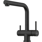 Смеситель для кухни Omoikiri Takamatsu-S-BL с подключением фильтра, черный (4994570)