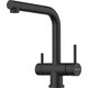 Смеситель для кухни Omoikiri Takamatsu-S-BL с подключением фильтра, черный (4994570)