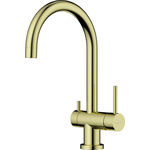 Смеситель для кухни Omoikiri Yamada-LG с подключением фильтра, светлое золото (4994479)