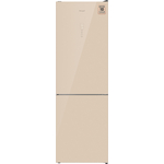 Холодильник Weissgauff WRK 185 Total NoFrost Inverter Beige Glass