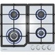 Газовая варочная панель Meferi MGH604WH GLASS COMFORT