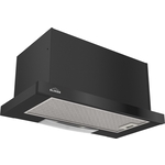 Вытяжка встраиваемая Elikor Интегра GLASS 60П-650-В2Л черный/черный