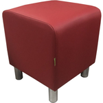 Пуф Мягкий офис Классик табурет красный