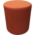 Пуф Мягкий офис Органика морковно-оранжевый