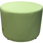 Пуф Мягкий офис круглый D 600мм салатовый