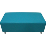 Банкетка Мягкий офис Классик двухместная бирюзовая