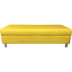 Банкетка Мягкий офис Флагман двухместная желтая