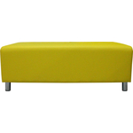 Банкетка Мягкий офис Классик двухместная желтая