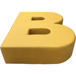 Банкетка Мягкий офис В блежно-желтая