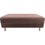 Банкетка Мягкий офис Флагман двухместная коричневая