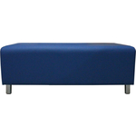 Банкетка Мягкий офис Классик двухместная синяя