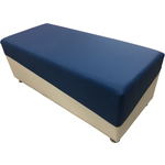 Банкетка Мягкий офис Фригг сине-белый