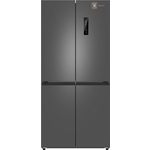 Холодильник Weissgauff WCD 450 Dark Grey NoFrost Inverter