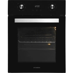 Электрический духовой шкаф Hyundai HEO 45411 BG черный/серебристый