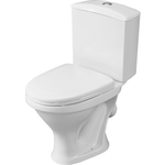 Унитаз-компакт Santeri Вест Стандарт косой выпуск, с сиденьем (1.P201.8.S00.00B.F)