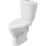 Унитаз-компакт Santeri Версия Стандарт косой выпуск, с сиденьем (1.P401.5.S00.00B.F)