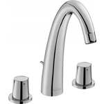 Смеситель для раковины Jacob Delafon Elevation на 3 отверстия, с донным клапаном (E18871-CP)