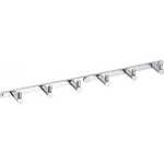 Планка с 6 крючками Bemeta 410x40x25 мм (104606112)