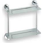 Полка стеклянная Bemeta двойная 400x115x385 мм (104202122)