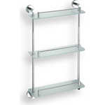Полка стеклянная Bemeta тройная 365x115x620 мм (104202132)