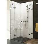 Душевой уголок Ravak Brilliant BSRV4 90x90x195 см, стекло прозрачное, профиль хром (1UV77A00Z1)