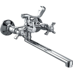 Смеситель для ванны Haiba HB24 универсальный, хром (HB2124)