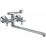 Смеситель для ванны Haiba HB25 универсальный, хром (HB2225)