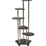 Подставка для цветов Мебелик Пятерочка венге