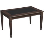 Стол журнальный Мебелик Васко В 81С темно-коричневый, патина