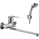 Смеситель для ванны Rossinka Silvermix с душем, хром (T40-32)