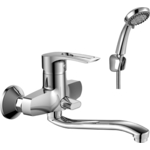 Смеситель для ванны Rossinka Silvermix с душем, хром (T40-34)