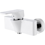 Смеситель для душа D&K Berlin-Steinbeis с душем, белый/хром (DA1433116)