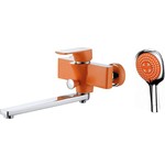 Смеситель для ванны D&K Berlin-Kunste с душем, оранжевый/хром (DA1433313)