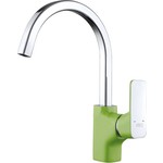 Смеситель для кухни D&K Berlin-Humboldt зеленый/хром (DA1432412)