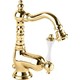 Смеситель для биде Cezares Margot с донным клапаном, золото 24 карат (MARGOT-BSM2-03/24-Bi)