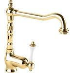 Смеситель для кухни Cezares Margot золото 24 карат (MARGOT-LLM2-03/24-Bi)