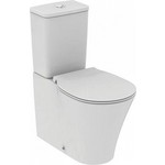 Унитаз-компакт безободковый Ideal Standard Connect Air AquaBlade Cube с сиденьем микролифт (E013701, E073401, E036601)