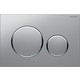 Кнопка смыва Geberit Sigma 20 матовый хром/хром (115.882.KN.1)
