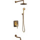 Душевая система ZorG Antic с изливом, бронза (A 104DS-BR)